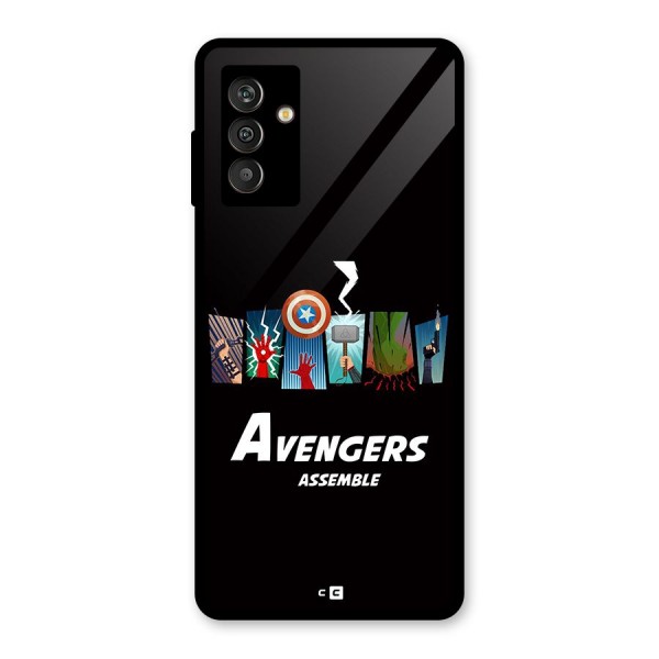 Avengers Assemble Glass Back Case for Galaxy M13