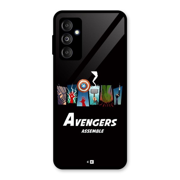 Avengers Assemble Glass Back Case for Galaxy M14 5G