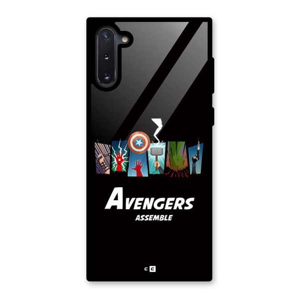 Avengers Assemble Glass Back Case for Galaxy Note 10