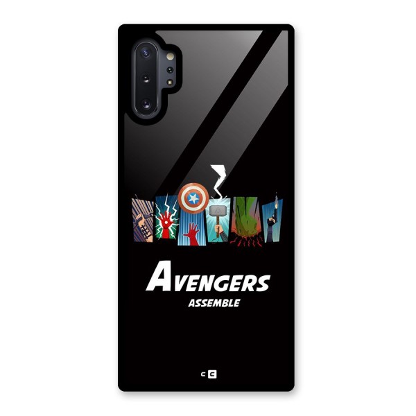 Avengers Assemble Glass Back Case for Galaxy Note 10 Plus