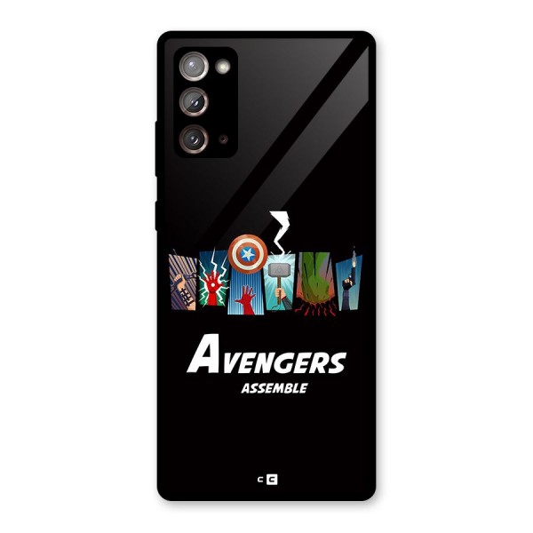 Avengers Assemble Glass Back Case for Galaxy Note 20