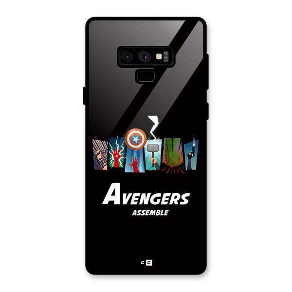 Avengers Assemble Glass Back Case for Galaxy Note 9