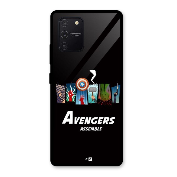 Avengers Assemble Glass Back Case for Galaxy S10 Lite