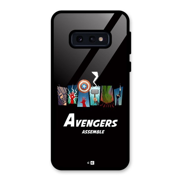 Avengers Assemble Glass Back Case for Galaxy S10e