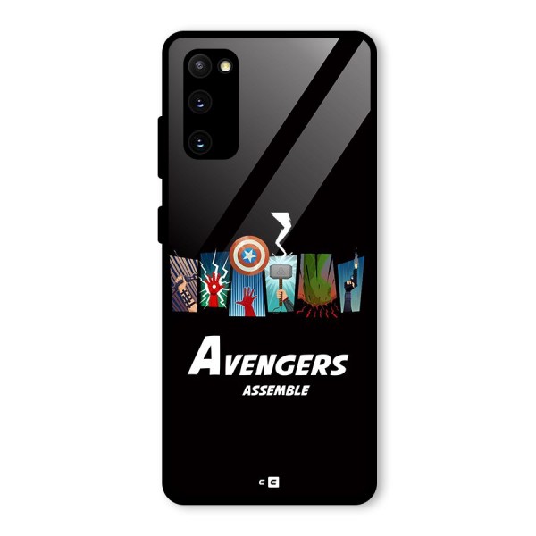 Avengers Assemble Glass Back Case for Galaxy S20 FE 5G