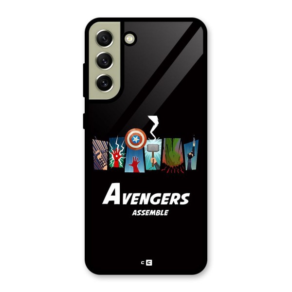 Avengers Assemble Glass Back Case for Galaxy S21 FE 5G