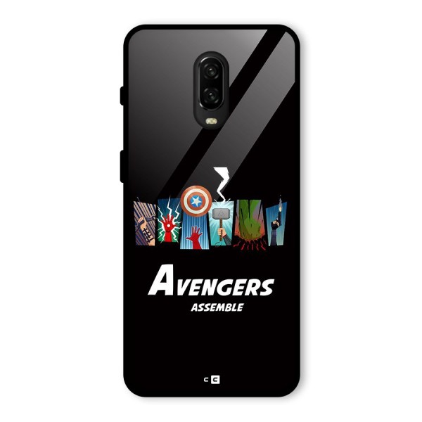 Avengers Assemble Glass Back Case for OnePlus 6T