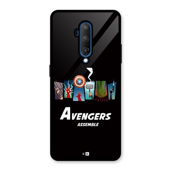 Avengers Assemble Glass Back Case for OnePlus 7T Pro