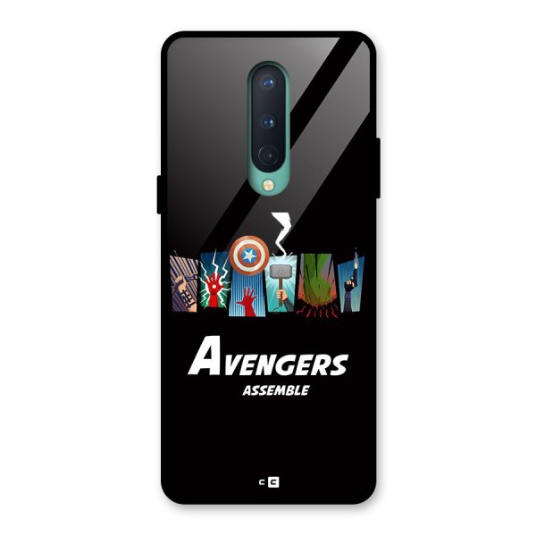 Avengers Assemble Glass Back Case for OnePlus 8