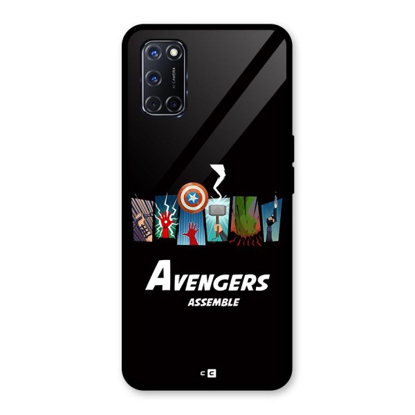 Avengers Assemble Glass Back Case for Oppo A52