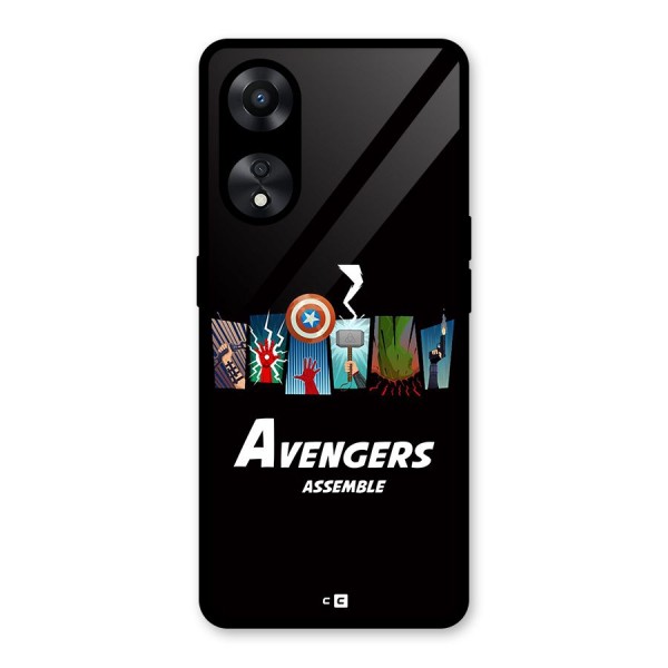 Avengers Assemble Glass Back Case for Oppo A78