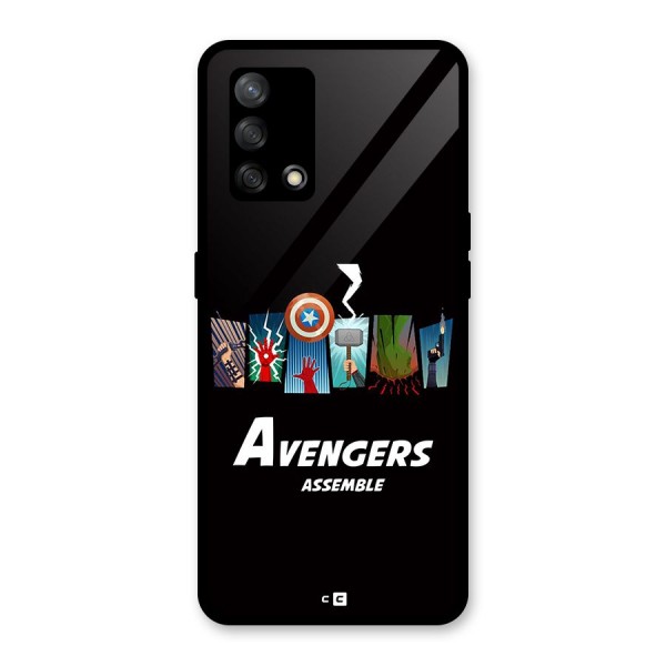 Avengers Assemble Glass Back Case for Oppo F19s