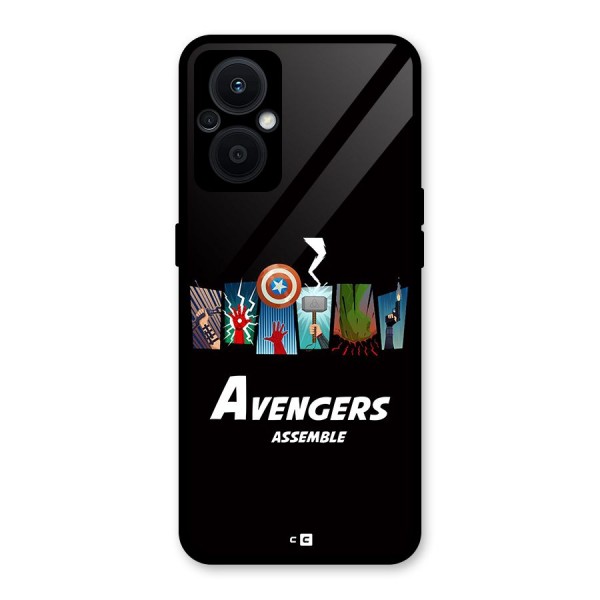 Avengers Assemble Glass Back Case for Oppo F21s Pro 5G