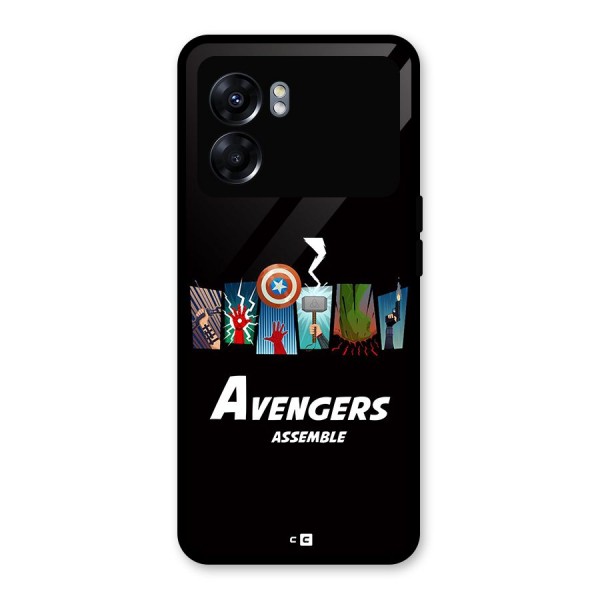 Avengers Assemble Glass Back Case for Oppo K10 5G