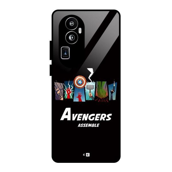 Avengers Assemble Glass Back Case for Oppo Reno10 Pro Plus