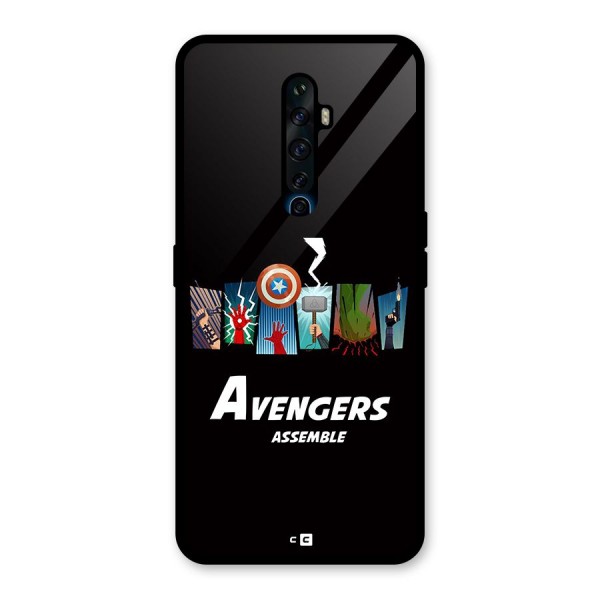 Avengers Assemble Glass Back Case for Oppo Reno2 F