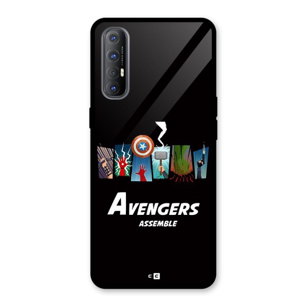 Avengers Assemble Glass Back Case for Oppo Reno3 Pro