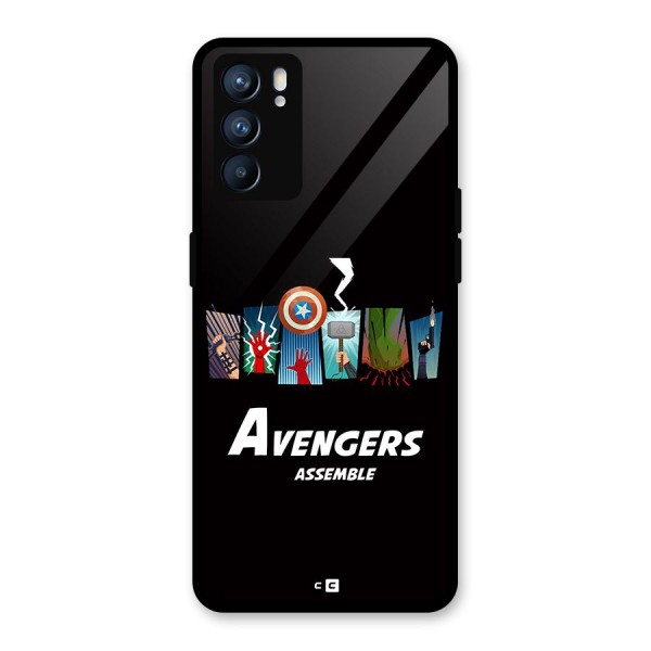 Avengers Assemble Glass Back Case for Oppo Reno6 5G