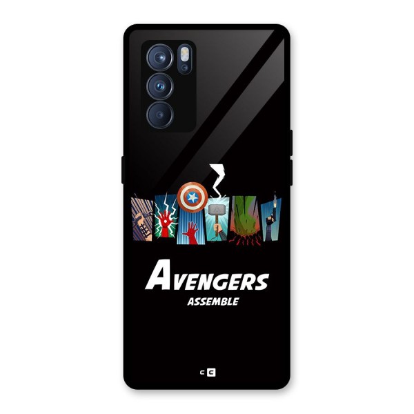 Avengers Assemble Glass Back Case for Oppo Reno6 Pro 5G