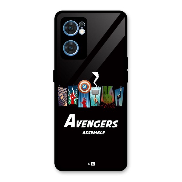 Avengers Assemble Glass Back Case for Oppo Reno7 5G