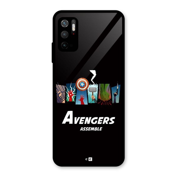 Avengers Assemble Glass Back Case for Poco M3 Pro 5G