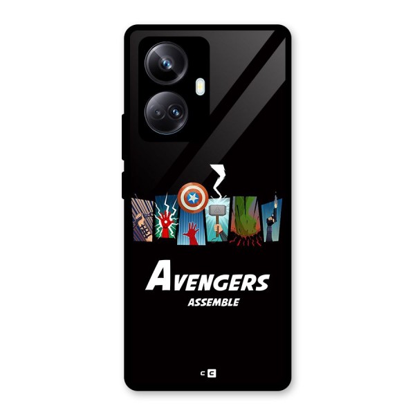 Avengers Assemble Glass Back Case for Realme 10 Pro Plus