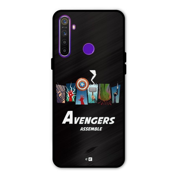 Avengers Assemble Glass Back Case for Realme 5s