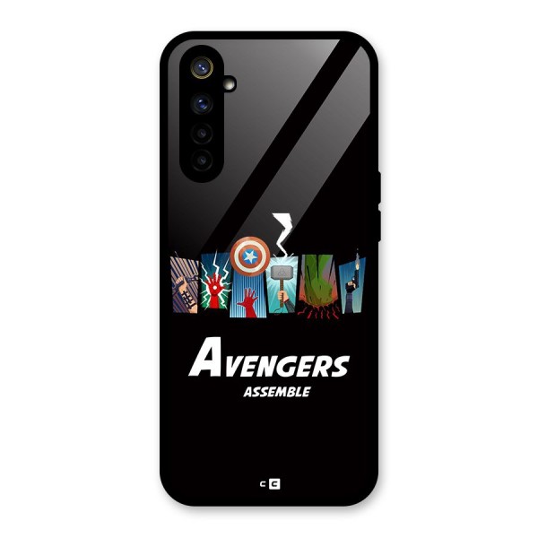 Avengers Assemble Glass Back Case for Realme 6