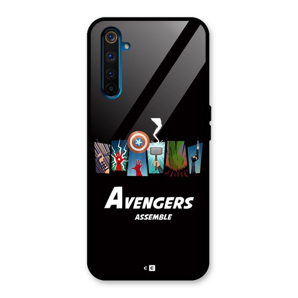 Avengers Assemble Glass Back Case for Realme 6 Pro