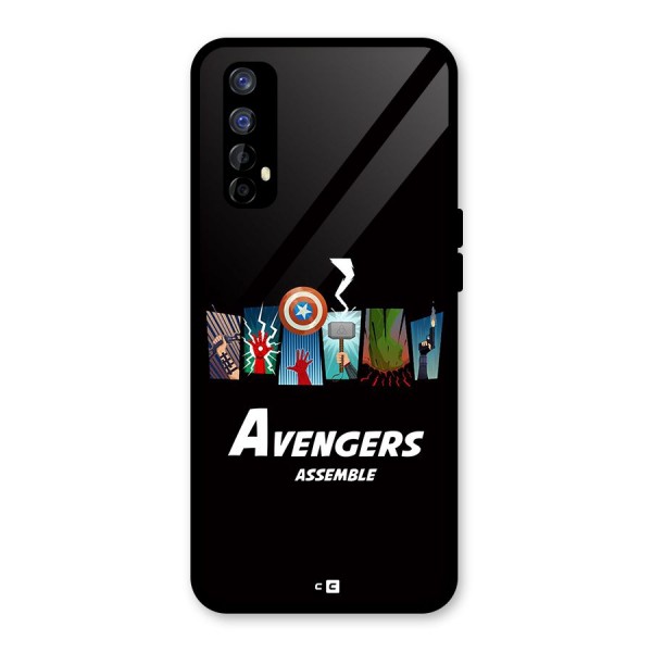 Avengers Assemble Glass Back Case for Realme 7