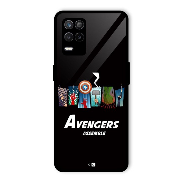 Avengers Assemble Glass Back Case for Realme 8 5G