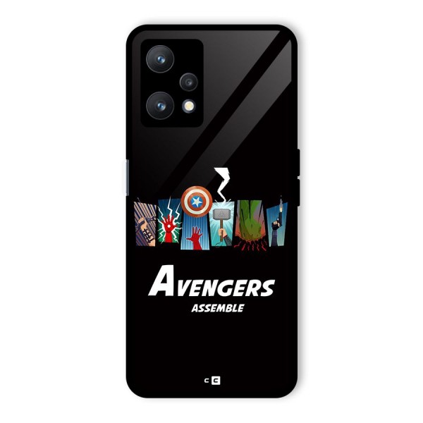 Avengers Assemble Glass Back Case for Realme 9 Pro 5G