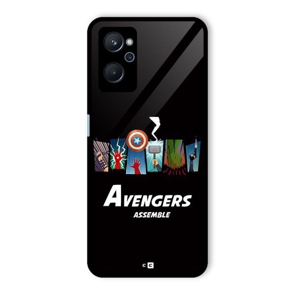 Avengers Assemble Glass Back Case for Realme 9i