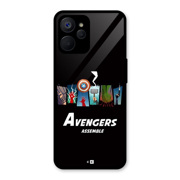 Avengers Assemble Glass Back Case for Realme 9i 5G