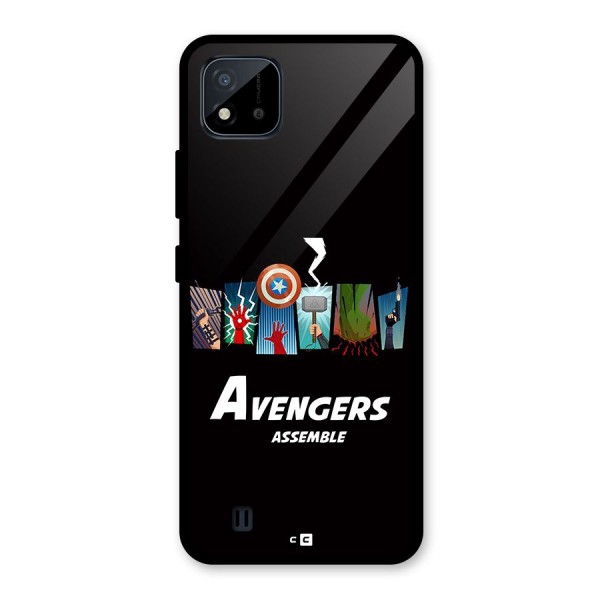 Avengers Assemble Glass Back Case for Realme C11 2021