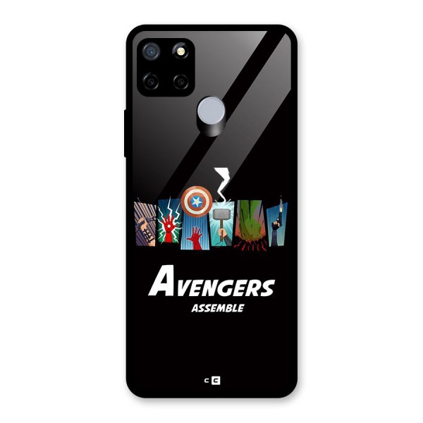 Avengers Assemble Glass Back Case for Realme C12