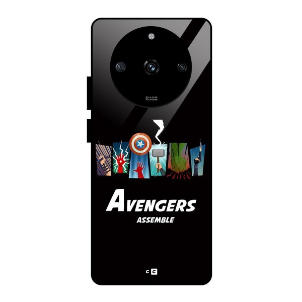 Avengers Assemble Glass Back Case for Realme Narzo 60 5G