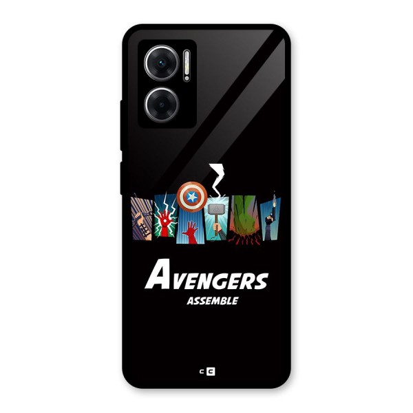 Avengers Assemble Glass Back Case for Redmi 11 Prime 5G