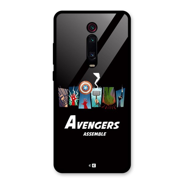 Avengers Assemble Glass Back Case for Redmi K20