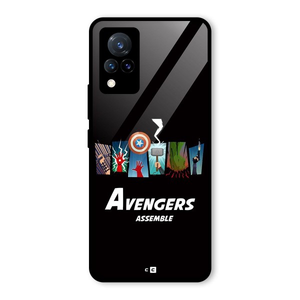 Avengers Assemble Glass Back Case for Vivo V21 5G