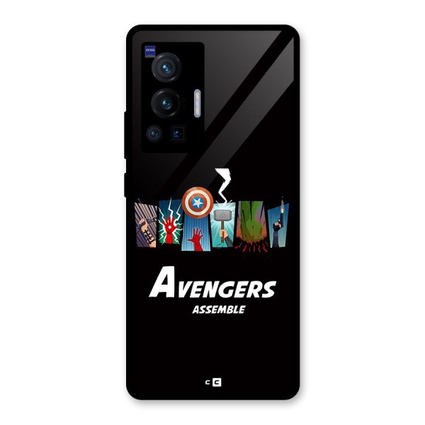 Avengers Assemble Glass Back Case for Vivo X70 Pro