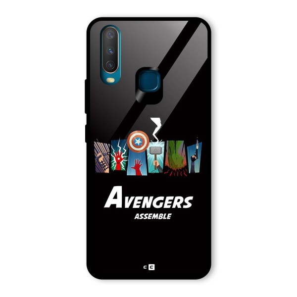 Avengers Assemble Glass Back Case for Vivo Y12