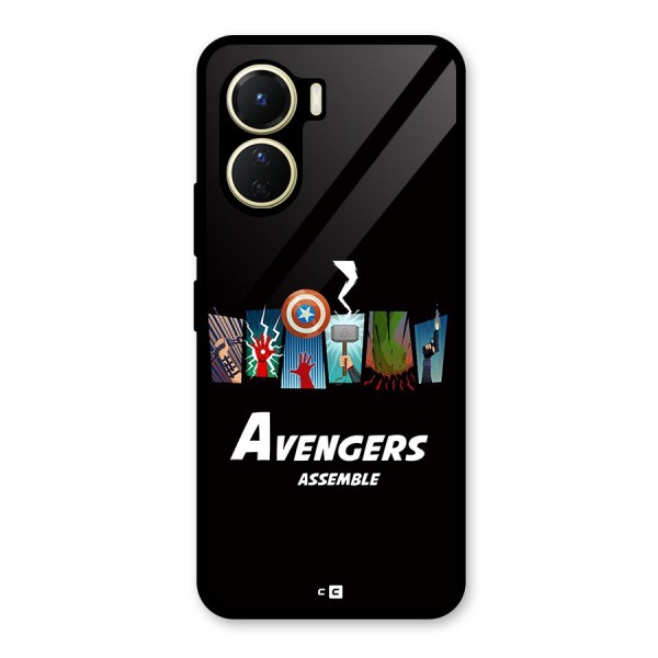 Avengers Assemble Glass Back Case for Vivo Y56