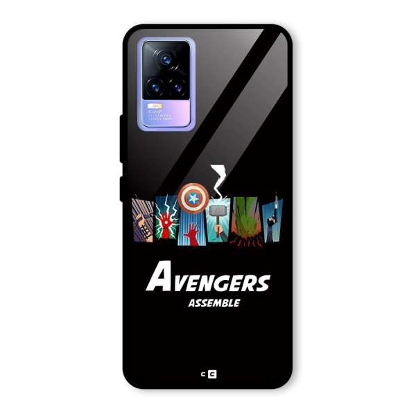 Avengers Assemble Glass Back Case for Vivo Y73