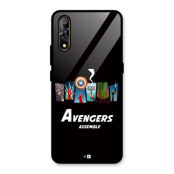 Avengers Assemble Glass Back Case for Vivo Z1x