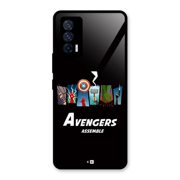 Avengers Assemble Glass Back Case for Vivo iQOO 7 5G