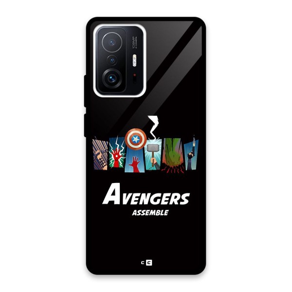 Avengers Assemble Glass Back Case for Xiaomi 11T Pro