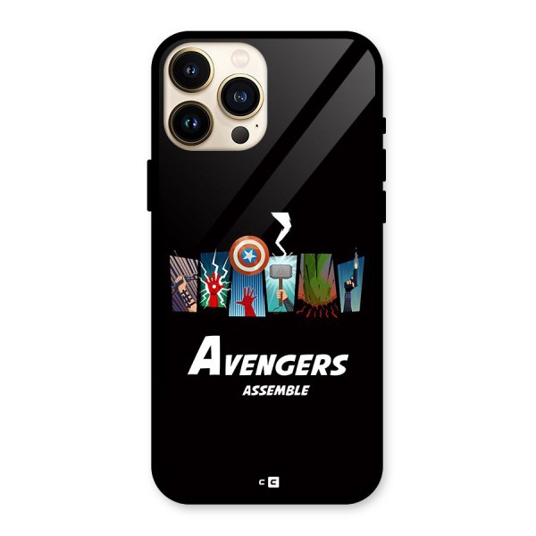 Avengers Assemble Glass Back Case for iPhone 13 Pro Max