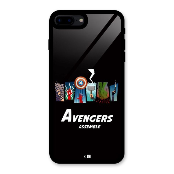 Avengers Assemble Glass Back Case for iPhone 7 Plus