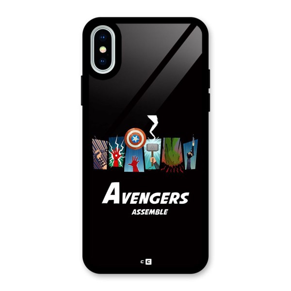 Avengers Assemble Glass Back Case for iPhone X